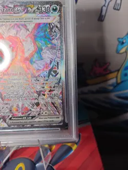 2023 Pokemon Charizard ex 223/197 Special Illustration Rare OBF EN PSA 9 - Image 4
