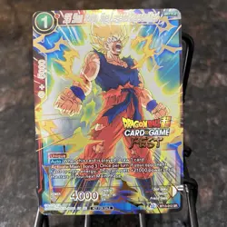 SS Son Goku the Legend Personified FEST STAMP Foil Dragon Ball Super Card | NM - Image 1