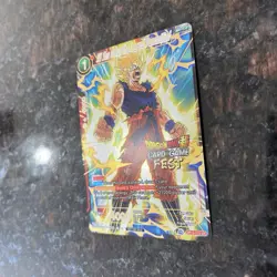 SS Son Goku the Legend Personified FEST STAMP Foil Dragon Ball Super Card | NM - Image 2