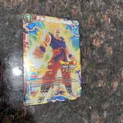 SS Son Goku the Legend Personified FEST STAMP Foil Dragon Ball Super Card | NM - Image 3