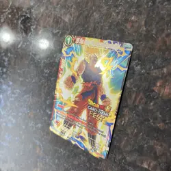 SS Son Goku the Legend Personified FEST STAMP Foil Dragon Ball Super Card | NM - Image 5