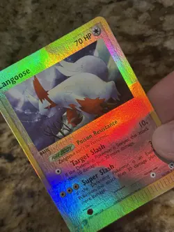 Pokemon TCG Zangoose EX Sandstorm 14/100 Reverse Holo Holo Rare MP - Image 3