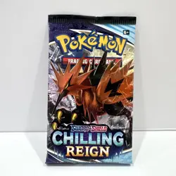 Sword & Shield Chilling Reign Sealed Pokemon Card Booster Pack - Image 1