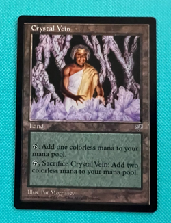 Crystal Vein - Mirage - MTG - Magic the Gathering - NM/LP - Image 1