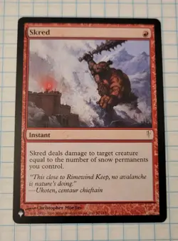 MTG Skred - The List Reprints Regular - Image 1