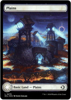 Plains (0279) Foil - Full Art - Lorwyn Eclipsed ECL - MTG - NM/M - Image 1