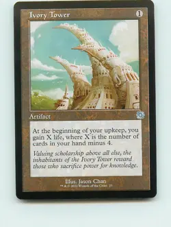 Ivory Tower - U23 - MTG - The Brothers' War: Retro Frame Artifacts (BRR) - Image 1
