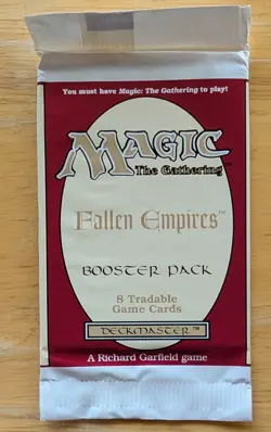 MTG - 6x Fallen Empires Booster Pack - Magic the Gathering Factory Sealed 1994 - Image 2