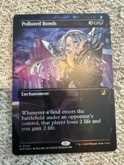 MTG Polluted Bonds Foil - NM - Image 1