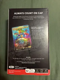 MAGIC: THE GATHERING - MARVEL SUPER HEROES AVENGERS ASSEMBLE COMMANDER Deck NEW - Image 4