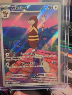 Pokemon TCG - Watchog - 153/086 - Illustration Rare - SV: White Flare - Image 1