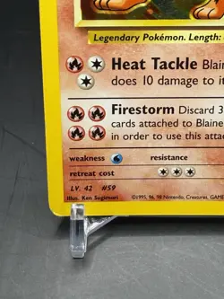 Pokemon Blaine's Arcanine Unlimited Holo Gym Challenge 1/132 - Image 5