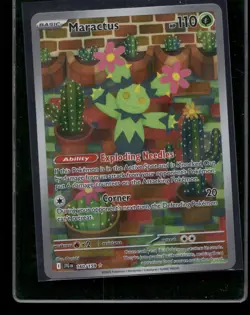 Maractus 160/159 Illustration Rare Journey Together Pokemon Holo Near Mint - Image 1