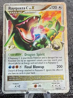 Rayquaza C Lv.X 146/147 Supreme Victors Holo Ultra Secret Rare Pokemon TCG HP - Image 1