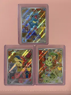Pokemon TCG 30th Anniversary First partner (series 2) JOHTO REGION set of 3 - Image 1