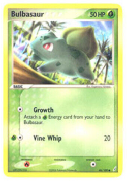 Pokemon - Crystal Guardians - Common - Bulbasaur 46/100 - NM/M - Image 1