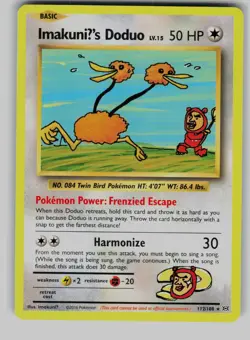 ImakuniU's Doduo 112/108 Secret Rare Evolutions Pokemon Near Mint - Image 1