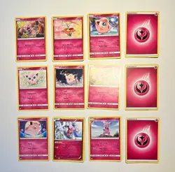 Pokemon TCG - 12 Cards - discontinued fairy type. - Image 1