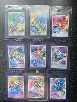 Pokemon TCG First Partner Illustration Series 1, Full 9 Card Set ✅ - Image 1