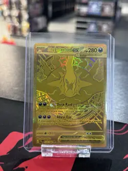 Pokemon TCG Mega Darkrai EX Gold Card 120/084 Pitch Black English - Image 1
