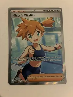 Mistys Vitality 111/084 - Pitch Black - Ultra Rare - Pokemon TCG - Image 1