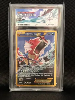 Pokemon Gyarados EX TCG Gold Secret Rare Card 123/122 2016 XY Breakpoint ACE 9 - Image 1