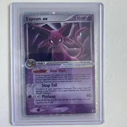 Pokemon TCG Espeon EX EX Unseen Forces 102/115 Holo Holo Rare EX / LD condition - Image 1