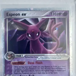 Pokemon TCG Espeon EX EX Unseen Forces 102/115 Holo Holo Rare EX / LD condition - Image 3
