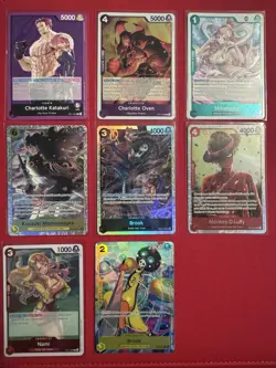Bandai One Piece TCG Card Lot Of 8. All near mint - Image 1