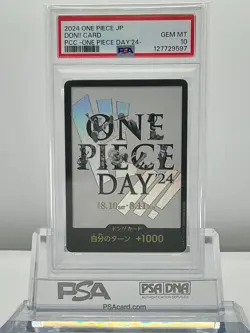 PSA 10 One Piece JP Monkey D. Luffy & DON SET 2024 PCC- ONE PIECE DAY' 24 Promo - Image 5