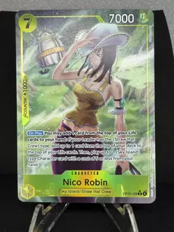 Nico Robin (Alt) OP15-109 R Adventure on KAMI's Island ONE PIECE ENGLISH MINTY - Image 1