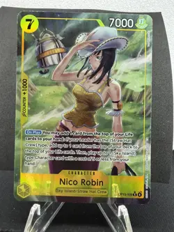 Nico Robin (Alt) OP15-109 R Adventure on KAMI's Island ONE PIECE ENGLISH MINTY - Image 2
