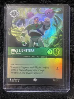 Disney Lorcana Buzz Lightyear Space Ranger 211/204 Epic Foil - Image 1