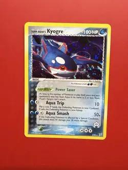 Team Aqua's Kyogre 3/95 Team Magma vs Team Aqua Holo NM - Image 1