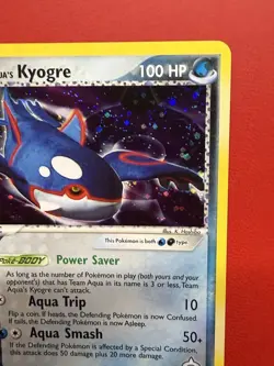 Team Aqua's Kyogre 3/95 Team Magma vs Team Aqua Holo NM - Image 2