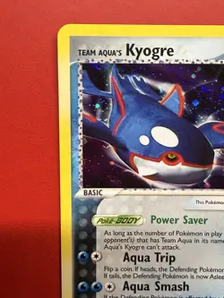 Team Aqua's Kyogre 3/95 Team Magma vs Team Aqua Holo NM - Image 3