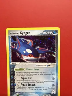 Team Aqua's Kyogre 3/95 Team Magma vs Team Aqua Holo NM - Image 5