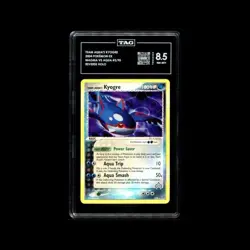 TAG 8.5 POP 1 Team Aqua's Kyogre REVERSE Holo 3/95 Team Magma vs Aqua ENG 2004 - Image 1