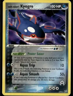 NM - Team Aqua's Kyogre #3/95 | Rare | Team Magma vs Team Aqua - Image 1