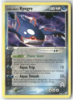 Pokemon Team Aqua's Kyogre - 3/95 (EX Team Magma vs Team Aqua) Non Holo - Image 1