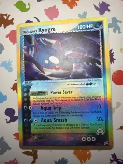 Team Aqua's Kyogre 3/95 Team Magma vs Team Aqua Reverse Holo - Image 1