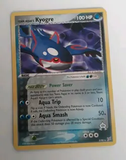 Team Aqua's Kyogre Rare Pokemon Card 3/95 - 2004 EX Team Magma vs Team Aqua - Image 1
