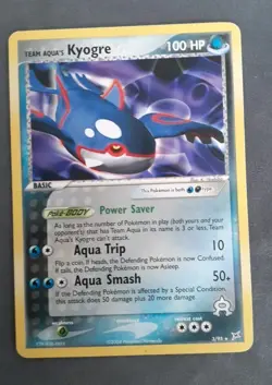 Team Aqua's Kyogre Rare Pokemon Card 3/95 - 2004 EX Team Magma vs Team Aqua - Image 3