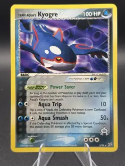 2004 Pokemon Team Aqua's Kyogre 3/95 Magma vs Aqua Non Holo Rare - Image 1