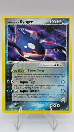 Team Aqua's Kyogre - 3/95 - (EX Team Magma vs Team Aqua) - Deck Exclusives - Image 1