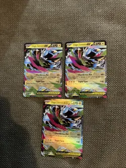 Pokemon TCG Pitch Black Mega Zeraora Ex Nm X3 Pack Fresh Mint Condition Cards - Image 1