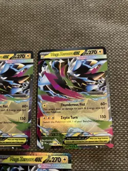Pokemon TCG Pitch Black Mega Zeraora Ex Nm X3 Pack Fresh Mint Condition Cards - Image 3