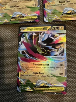 Pokemon TCG Pitch Black Mega Zeraora Ex Nm X3 Pack Fresh Mint Condition Cards - Image 4