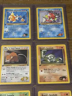Pokemon TCG Gym Challenge 1st Edition Lot 9 Cards Lightly Played - Near Mint - Image 3