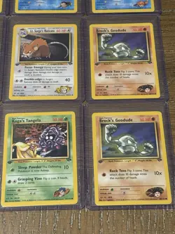 Pokemon TCG Gym Challenge 1st Edition Lot 9 Cards Lightly Played - Near Mint - Image 5